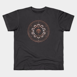 Rosè Moon Mandala Kids T-Shirt